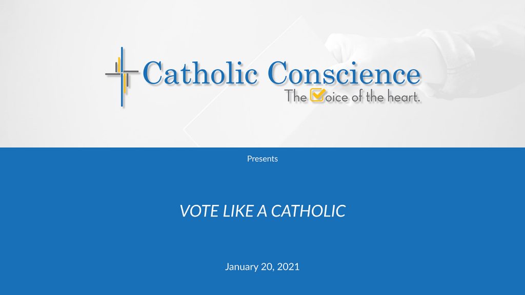 Vote Like a Catholic