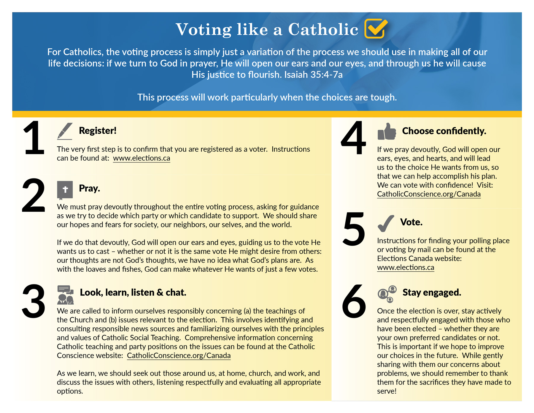 Vote Like a Catholic Cover