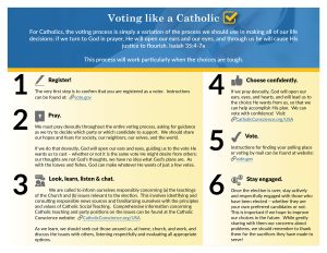Vote LIke a Catholic (USA Edition)